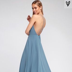 MYTHICAL KIND OF LOVE DRESS IN SLATE BLUE